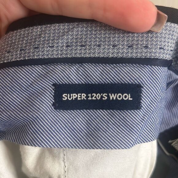 ✨Neiman Marcus Wool Black Dress Sz 35 Pants✨ - Picture 5 of 6